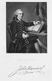 Declaration Prints: John Hancock, American statesman, (19th century). Artist: John B Forrest