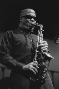 Dark Glasses Prints: John Handy, Kimballs East, Emeryville, San Francisco, 1997. Creator: Brian Foskett