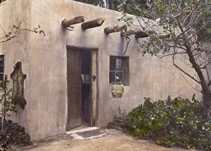Mud Brick Prints: John Henry Fisher adobe house, 765 West Highland Avenue