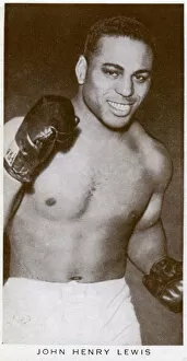 John Henry Lewis, American boxer, 1938