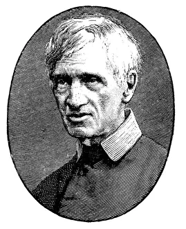 John Henry Newman in old age, British scholar and theologian, 1879