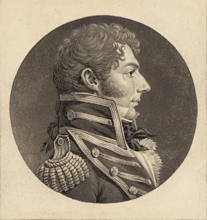 Commodore Prints: John Herbert Dent, 1809. Creator: Charles Balthazar Julien Fevret de Saint-Mé
