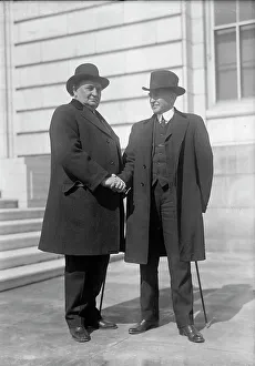 John Hollis Bankhead, Rep. from Alabama, with Son, William B. Bankhead, 1917. Creator: Harris & Ewing. John Hollis Bankhead, Rep. from Alabama, with Son, William B. Bankhead, 1917. Creator: Harris & Ewing