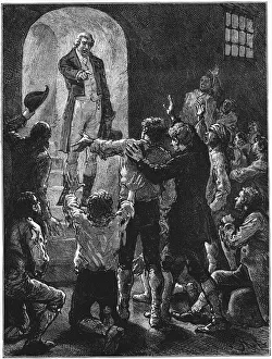 John Howard, English prison reformer, c1780 (c1880)