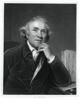 W Holl Gallery: John Hunter, Scottish surgeon, (1834).Artist: W Holl