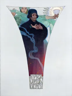 John Hus, 1911. Artist: Mucha, Alfons Marie (1860-1939)