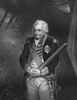 Earl Of St Vincent Gallery: John Jervis, Earl of St Vincent, c1809 (c1857). Artist: H Robinson