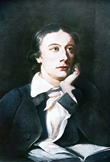Hilton Prints: John Keats, English poet, 19th century. Creator: Unknown
