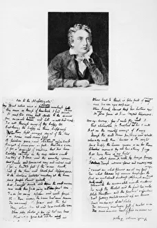 John Keats, English poet, and his Ode to a Nightingale, 1819 (1958) John Keats, English poet, and his Ode to a Nightingale, 1819 (1958)