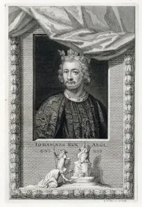 Vertue Prints: John, King of England, (18th century). Artist: George Vertue