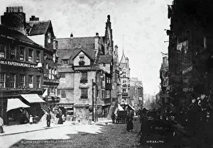 Edinburgh Prints: John Knox House, High Street, Edinburgh. Creator: Unknown
