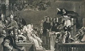 Congregation Gallery: John Knox Preaching before the Lords of the Congregation, 10 June 1559, c1827, (1912)
