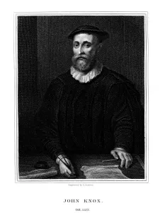 Scriven Prints: John Knox, Scottish religious reformer, (1825). Artist: E Scriven