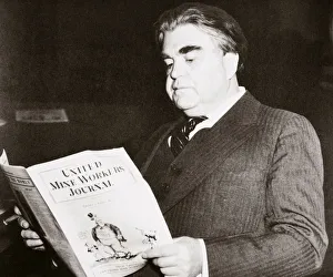 Trade Unionist Gallery: John L Lewis, American trade unionist, 1939