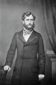 Diplomat Gallery: John Lathrop Motley, between 1855 and 1865. Creator: Unknown
