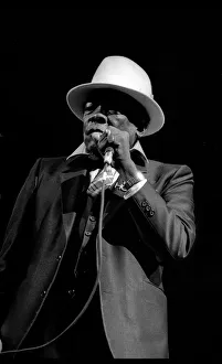 John Lee Hooker, Royal Festival Hall, London, 1988. Artist: Brian O Connor