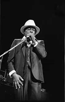 John Lee Hooker, Royal Festival Hall, London, 1988. Artist: Brian O Connor