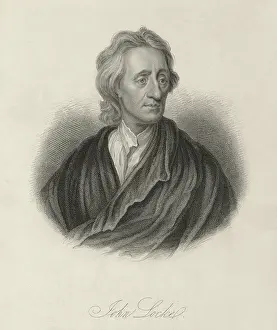 Enlightenment Prints: John Locke, c1680-1700, (1834-1837). Creator: Samuel Freeman