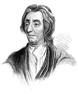 Liberalism Collection: John Locke, English philosopher, (c1850)