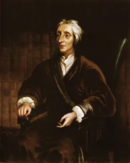 Gottfried Kneller Collection: John Locke, late 17th century, (1943). Creator: Sir Godfrey Kneller