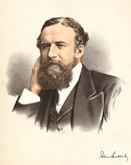 Archaeologist Gallery: John Lubbock, first Baron Avebury, English banker, archaeologist, naturalist and politician, c1880