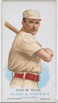 Worlds Champions Prints: John M. Ward, Baseball Player, from Worlds Champions, Series 1 (N28) for Allen &amp