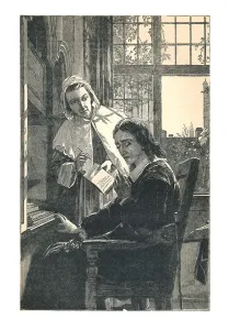 John Milton Prints: John Milton, (1608-1674), poet and author, 1893. Artists: John Milton, Unknown