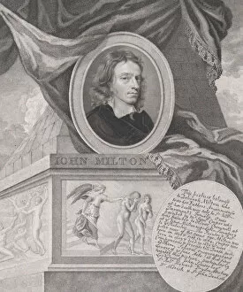 Cowper Gallery: John Milton, 1786. Creator: Caroline Watson