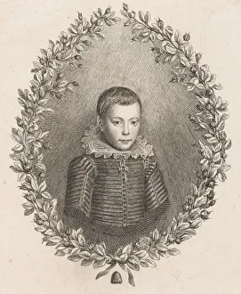 John Milton as a Boy, 1760. Creator: Giovanni Battista Cipriani