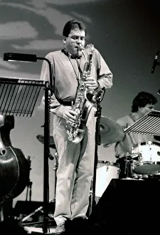 Nugent Prints: John Nugent, Brecon Jazz Festival, Powys, Wales, 1998. Artist: Brian O Connor
