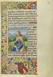 John on Patmos; Poncher Hours, about 1500. Creator: Master of the Chronique Scandaleuse