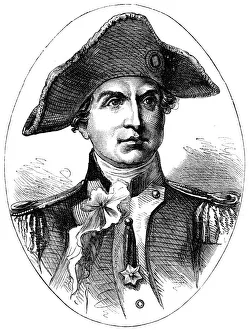 American Revolution 1775 1783 Prints: John Paul Jones, American naval commander of the Revolutionary War, (c1880)