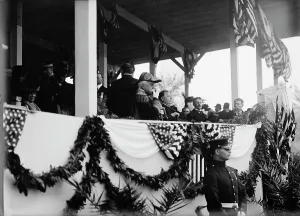 John Paul Jones - Dedication of Monument, 4/17/12, Dewey; Taft; Stimson; Gen. Porter, 1912 April 17 Creator: Harris & Ewing. John Paul Jones - Dedication of Monument, 4/17/12, Dewey; Taft; Stimson; Gen