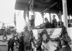 Dewey George Prints: John Paul Jones Statue unveiling