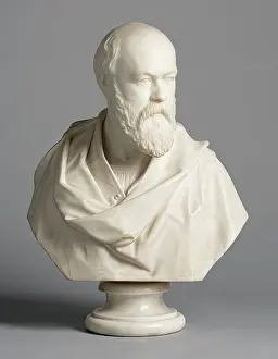 Bust Prints: John Phillip RA, 1868. Creator: William Brodie