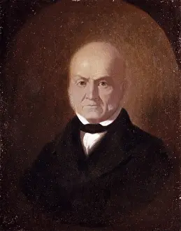Bingham Prints: John Quincy Adams, 1850. Creator: George Caleb Bingham