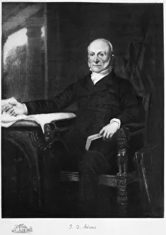 Gpa Healy Prints: John Quincy Adams, 6th President of the United States of America, (1901)