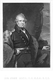Sir John Prints: John Ross, British polar explorer and naval officer, 19th century