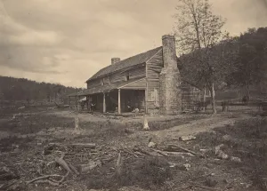 George Norman Prints: The John Ross House, Ringold, Georgia, 1860s. Creator: George N. Barnard