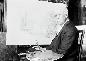 Paintbrushes Prints: John Ross Key, Artist, 1914. Creator: Harris & Ewing