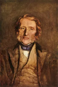 Herbert Prints: John Ruskin, 1879, (1943). Creator: Hubert von Herkomer