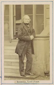 Russell John Prints: John Russell, 1st Earl Russell, about 1860-1862. Creator: Caldesi, Blanford & Co