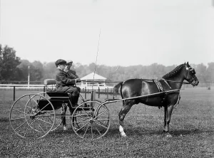 John Schiff & Mrs. Phipps Mighty Adam, 1913. Creator: Bain News Service