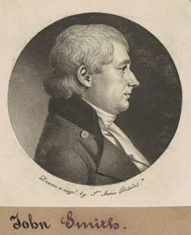 Smith John Prints: John Smith, 1799. Creator: Charles Balthazar Julien Fevret de Saint-Memin