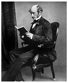 Economist Prints: John Stuart Mill, British philosopher and social reformer, 19th century (1956)