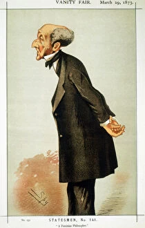 Philosopher Collection: John Stuart Mill, British social reformer and philosopher, 1873. Artist: Spy