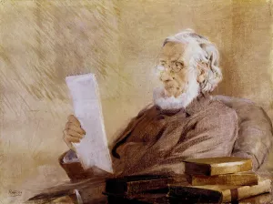 Mountaineer Gallery: John Tyndall, Irish born physicist and mountaineer, 1893. Artist: John McLure Hamilton