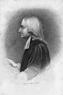 Images Dated 4th November 2006: John Wesley, Methodist leader, (19th century).Artist: J Rogers