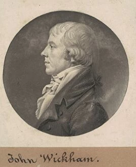 John Wickham, 1808. Creator: Charles Balthazar Julien Févret de Saint-Mémin