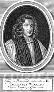 Wilkins Prints: John Wilkins, 17th century English cleric and astronomer